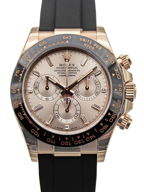 rolex daytona rose gold diamond dial|rolex rose gold daytona chronograph.